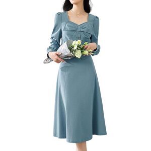 Ounixue Womens  2Pc Blouse & Skirt Set